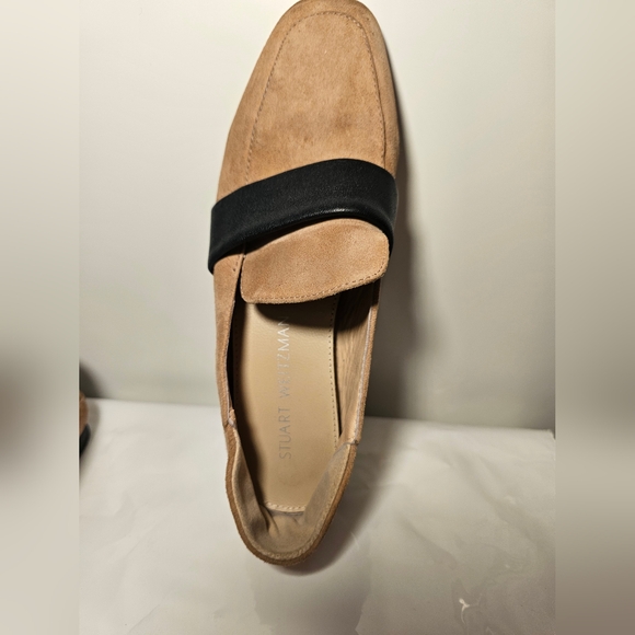 STUART WEITZMAN | Wylie Flat Suede Fold-Down Loafers Sz 36 - 5.5 US - Picture 5 of 12